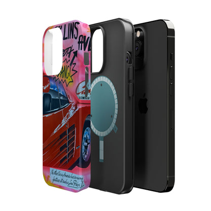 MagSafe "miami momentos" airbrush iPhone case
