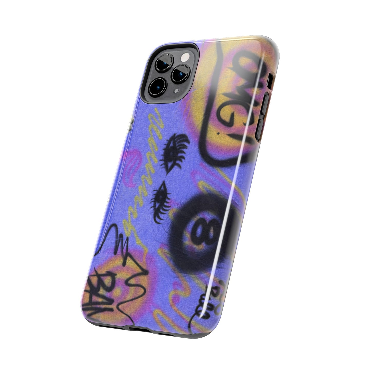 "eye$ on lies" airbrush iPhone case