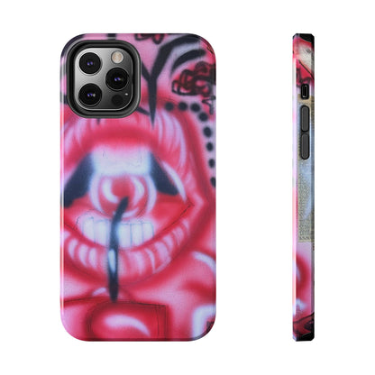 "be happy go lucky" airbrush iPhone case