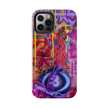 "shots on me" airbrush iPhone case