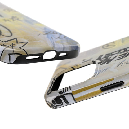"golden glacier" airbrush iPhone case