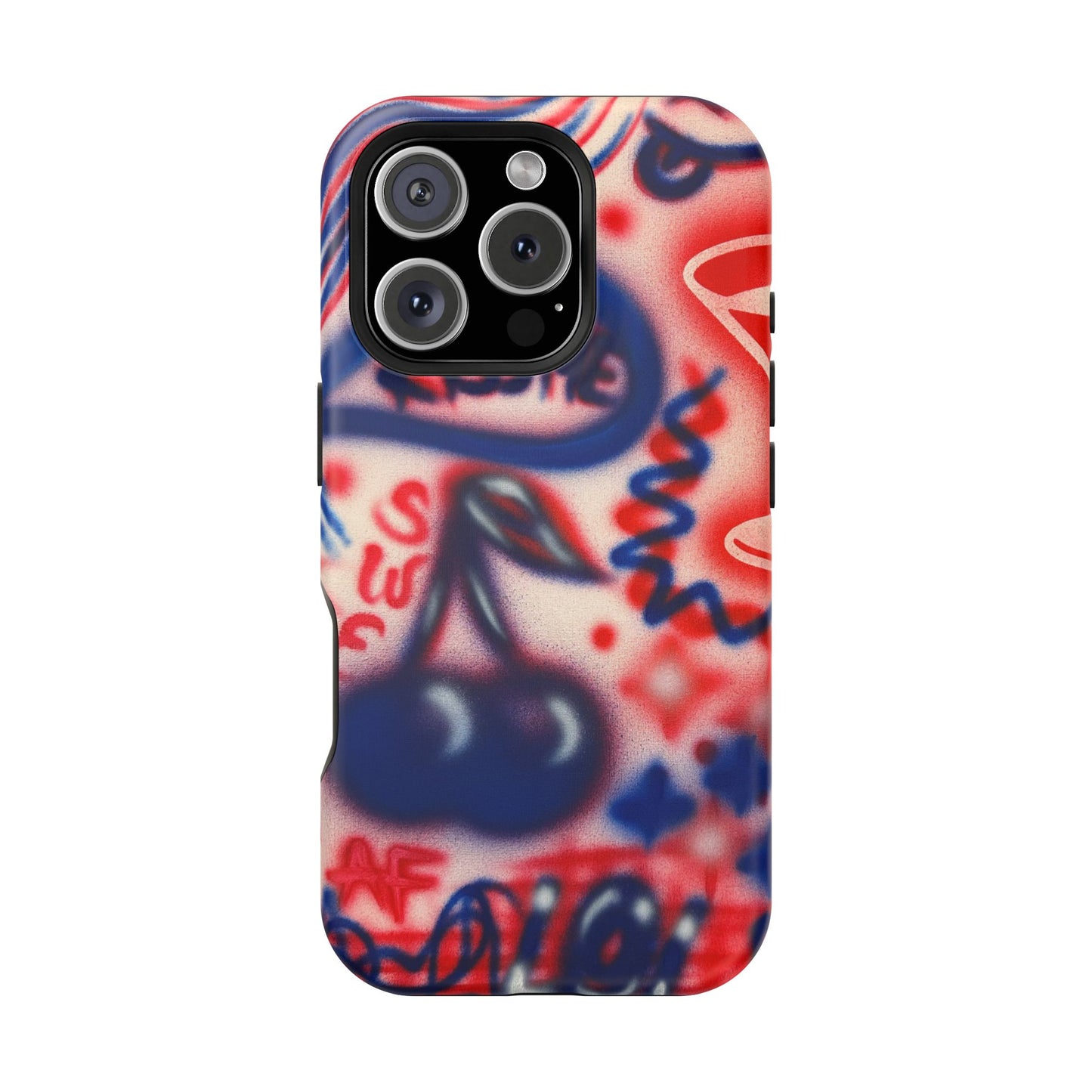 MagSafe „Kiss me“ Airbrush iPhone-Hülle