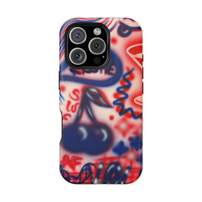 MagSafe „Kiss me“ Airbrush iPhone-Hülle
