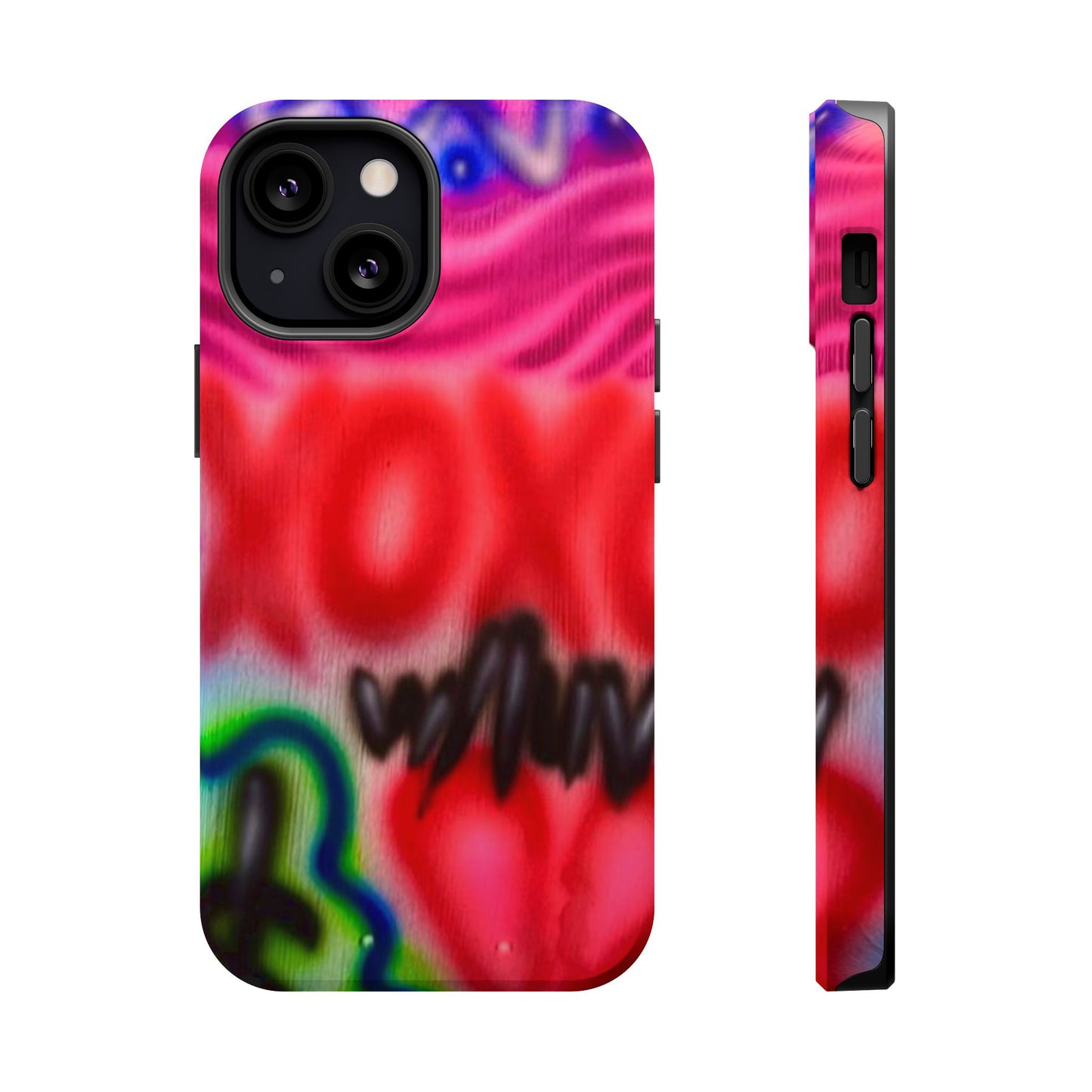 MagSafe Airbrush-iPhone-Hülle „with luv, xoxo“