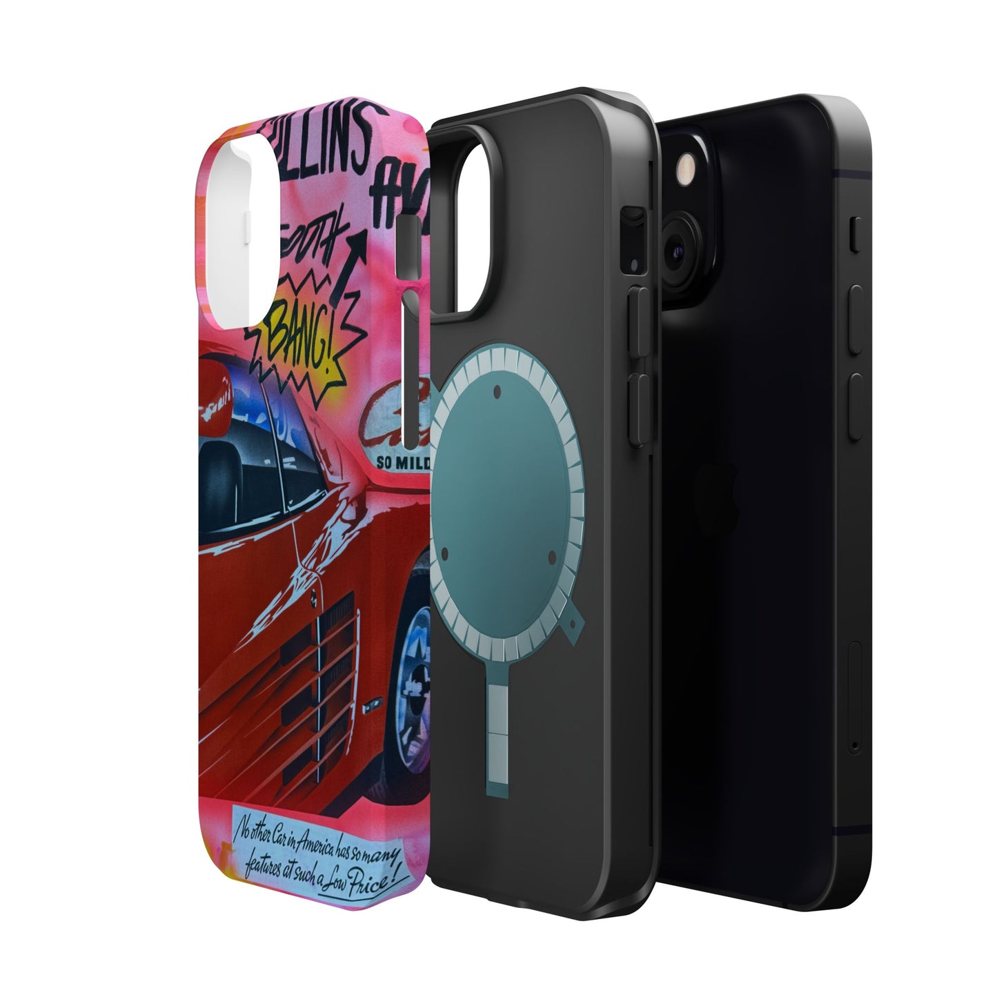 MagSafe "miami momentos" airbrush iPhone case