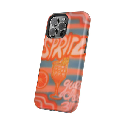 MagSafe "aperol spritz pt. 2" airbrush iPhone case