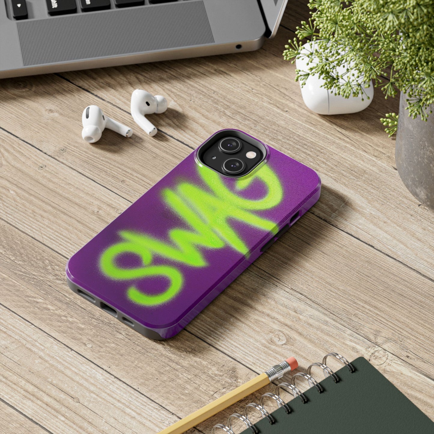 "swag pt. 2" airbrush iPhone case
