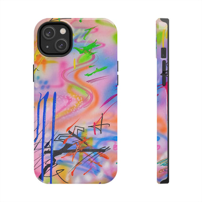 "neon haze" airbrush iPhone case