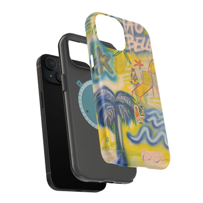 MagSafe "ciao bella" airbrush iPhone case