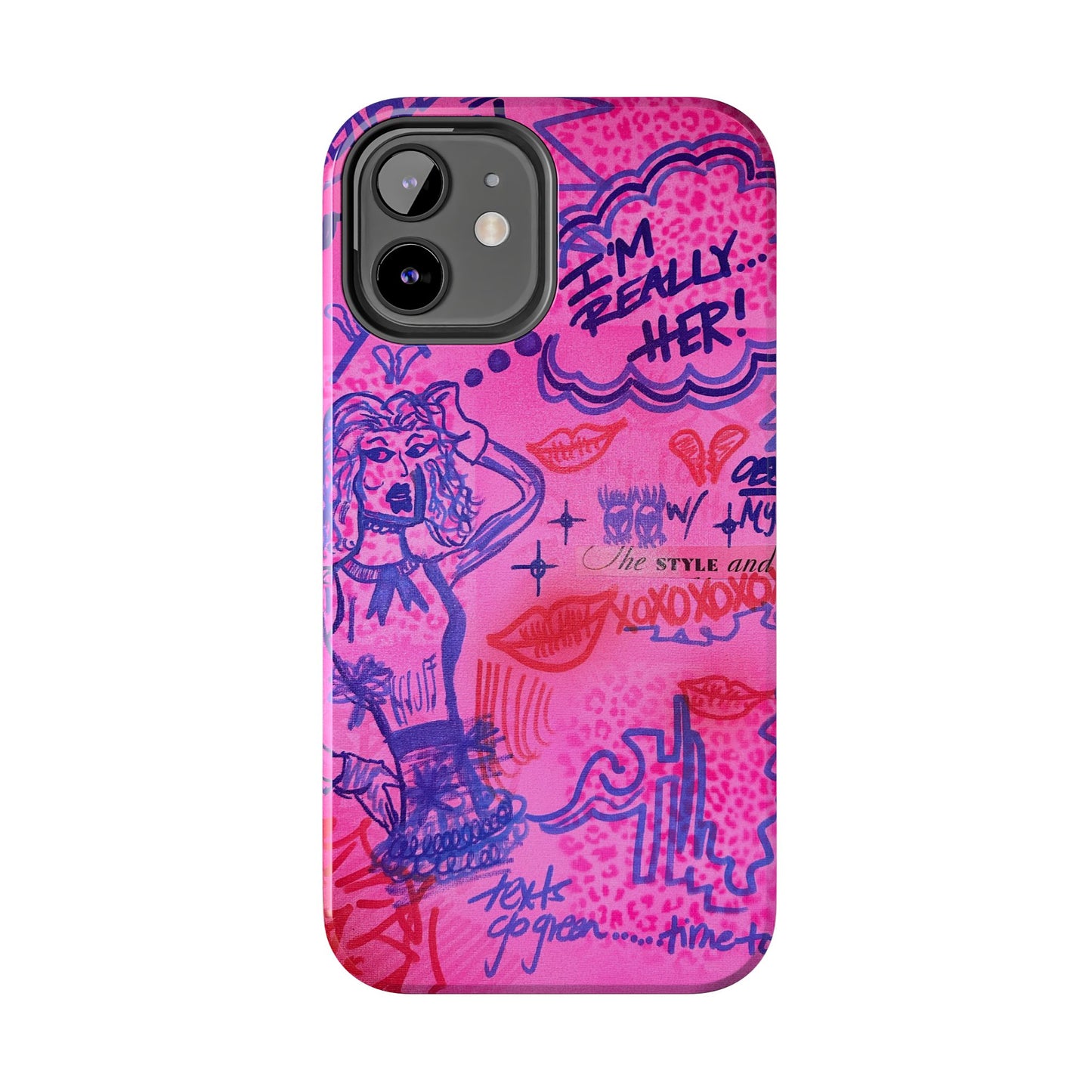 "really "HER!" airbrush iPhone case