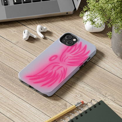 "angel wings" airbrush iPhone case