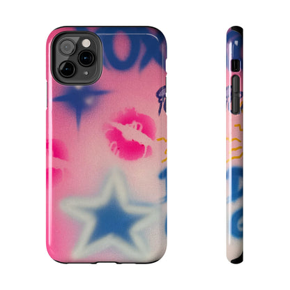 "star symbol" airbrush iPhone case