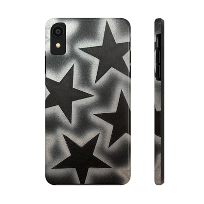 "chrome stars" airbrush iPhone case