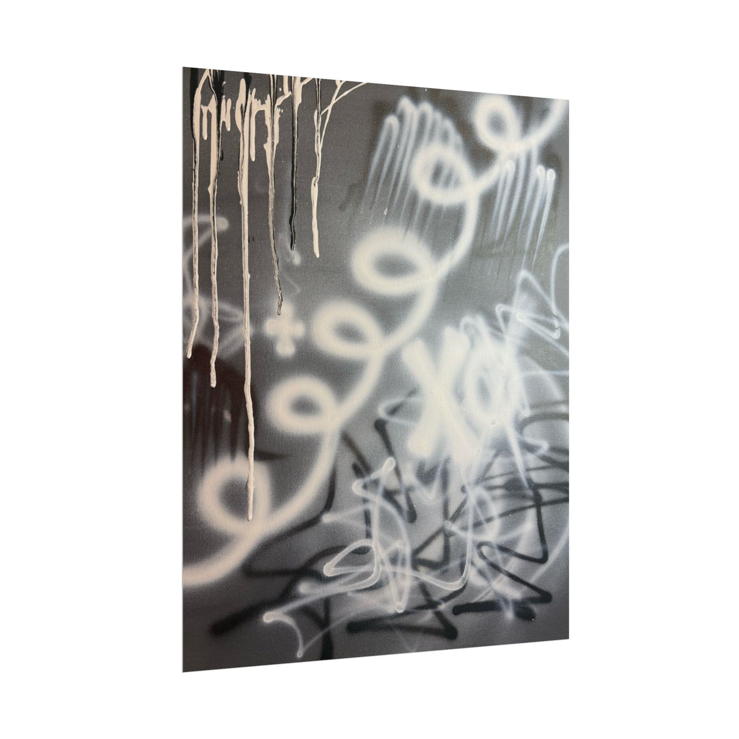 "spatial blur" airbrush rolled print