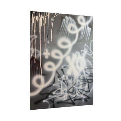 "spatial blur" airbrush rolled print