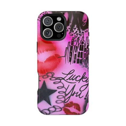 MagSafe "ulterior motive" airbrush iPhone case