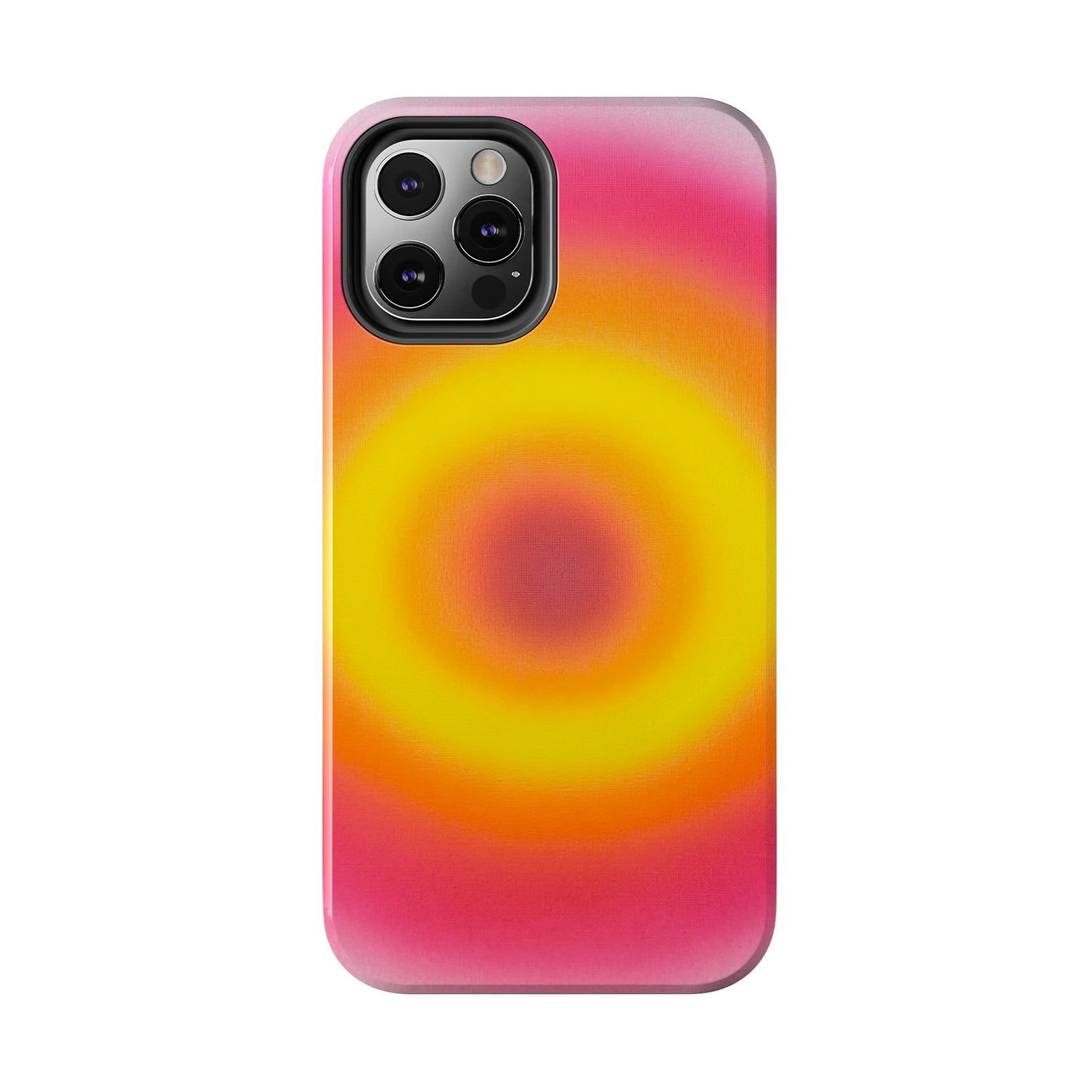 "pink lemonade aura" airbrush iPhone case