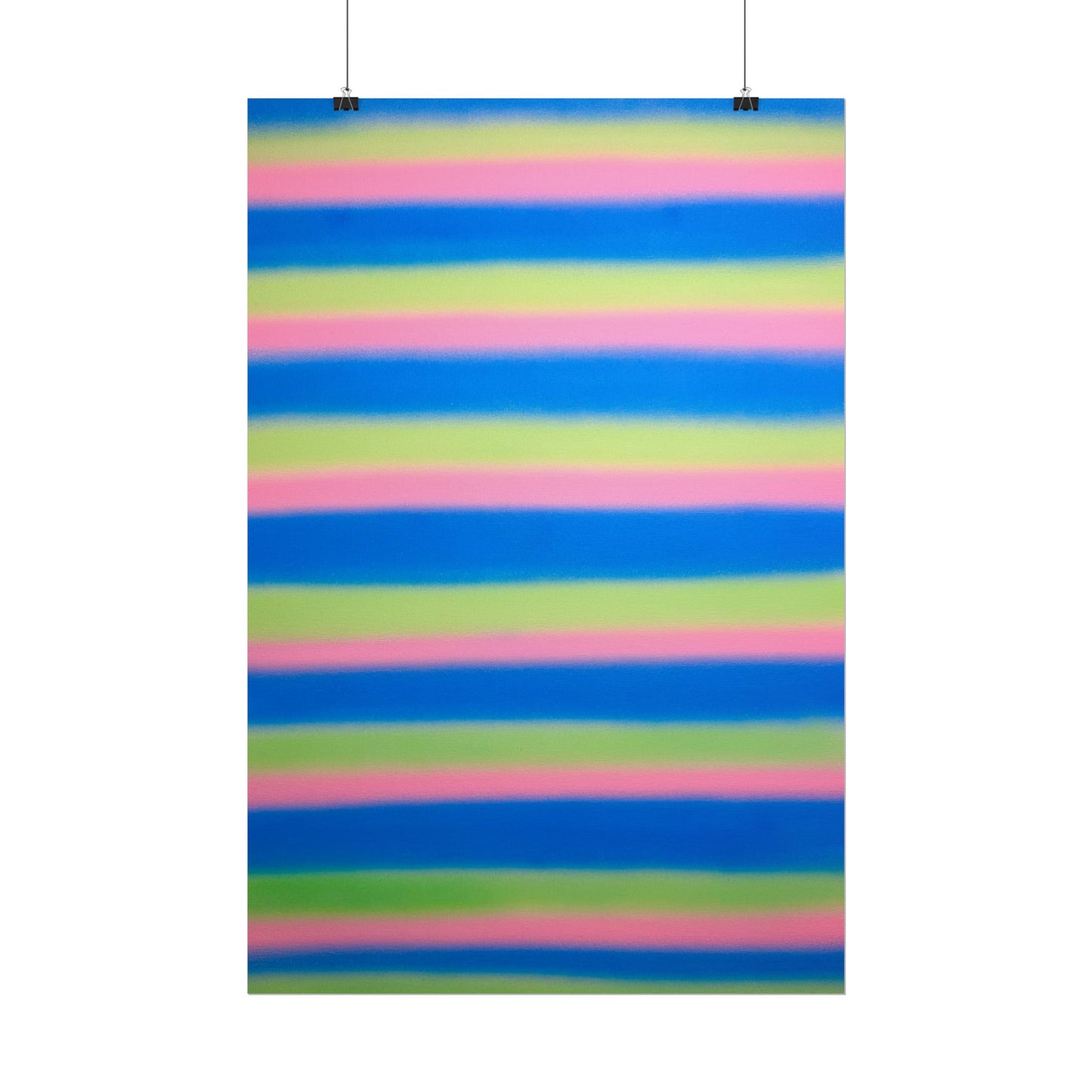 "sherbet stripes" airbrush rolled print