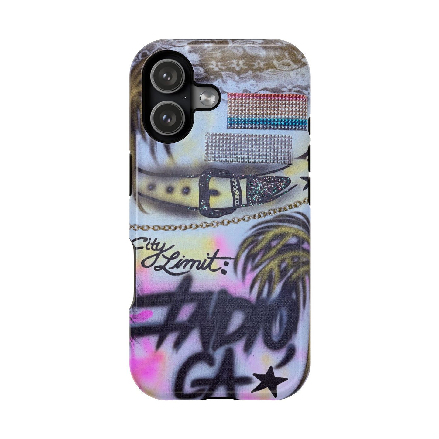 MagSafe "indio, ca" airbrush iPhone case