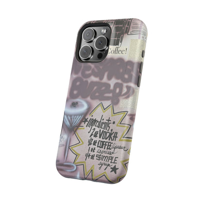 MagSafe "espresso martini" airbrush iPhone case
