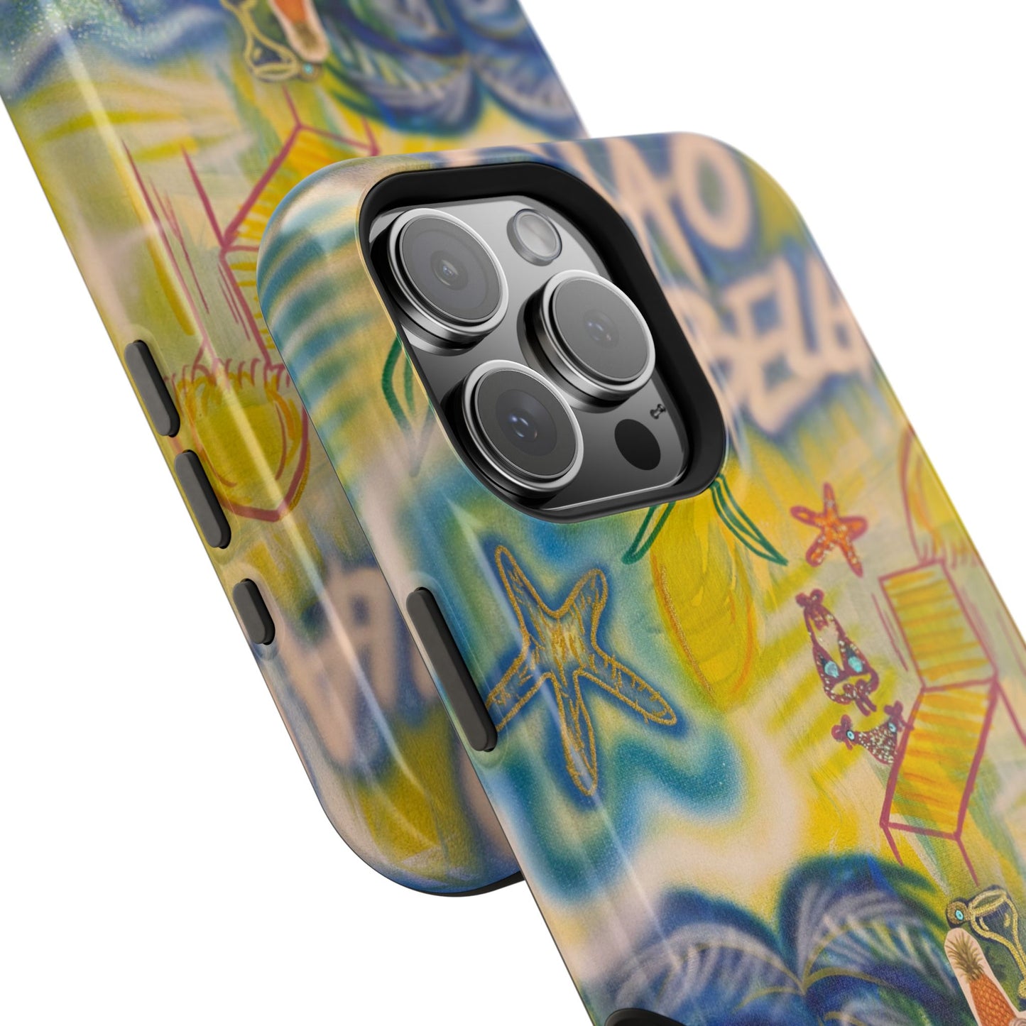 MagSafe "ciao bella" airbrush iPhone case