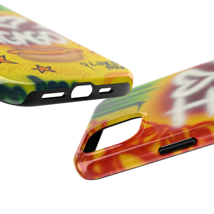"chicago" airbrush iPhone case