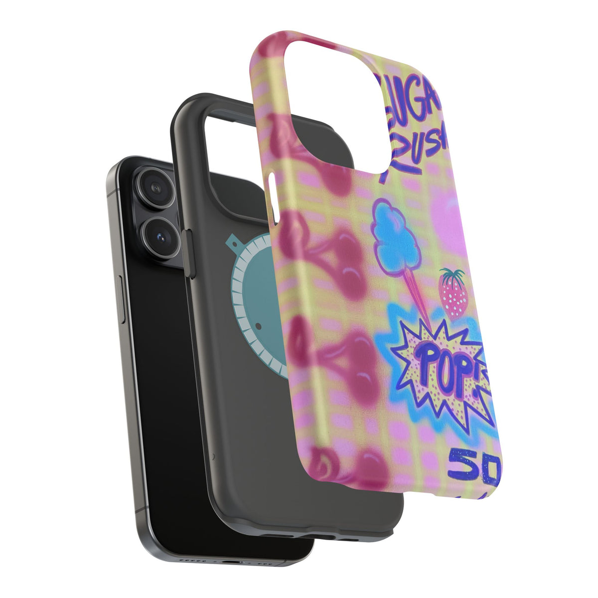 MagSafe "sugar rush" airbrush iPhone case