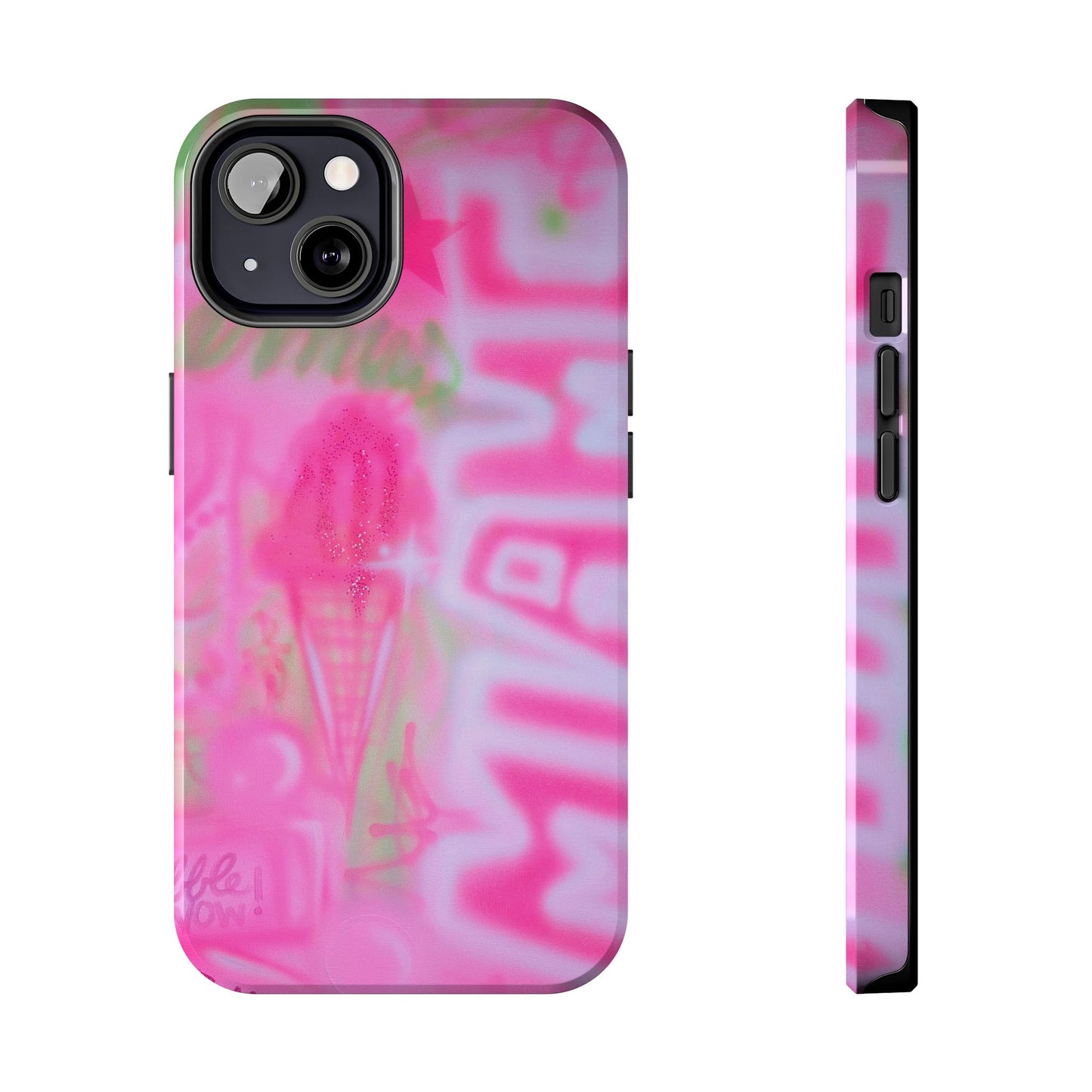 "sunset sorbet" airbrush iPhone case