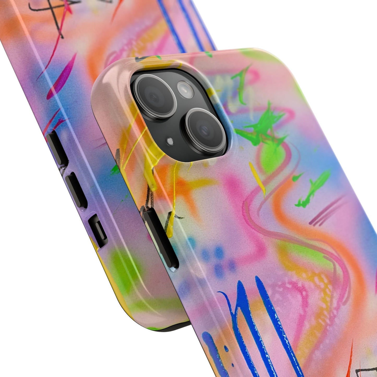 "neon haze" airbrush iPhone case