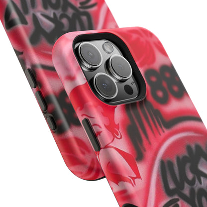 MagSafe „lucky you! pt. 2“ Airbrush iPhone Hülle