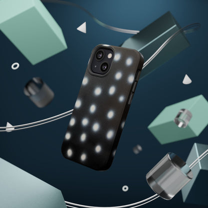 MagSafe "coconut noir polka dot" airbrush iPhone case