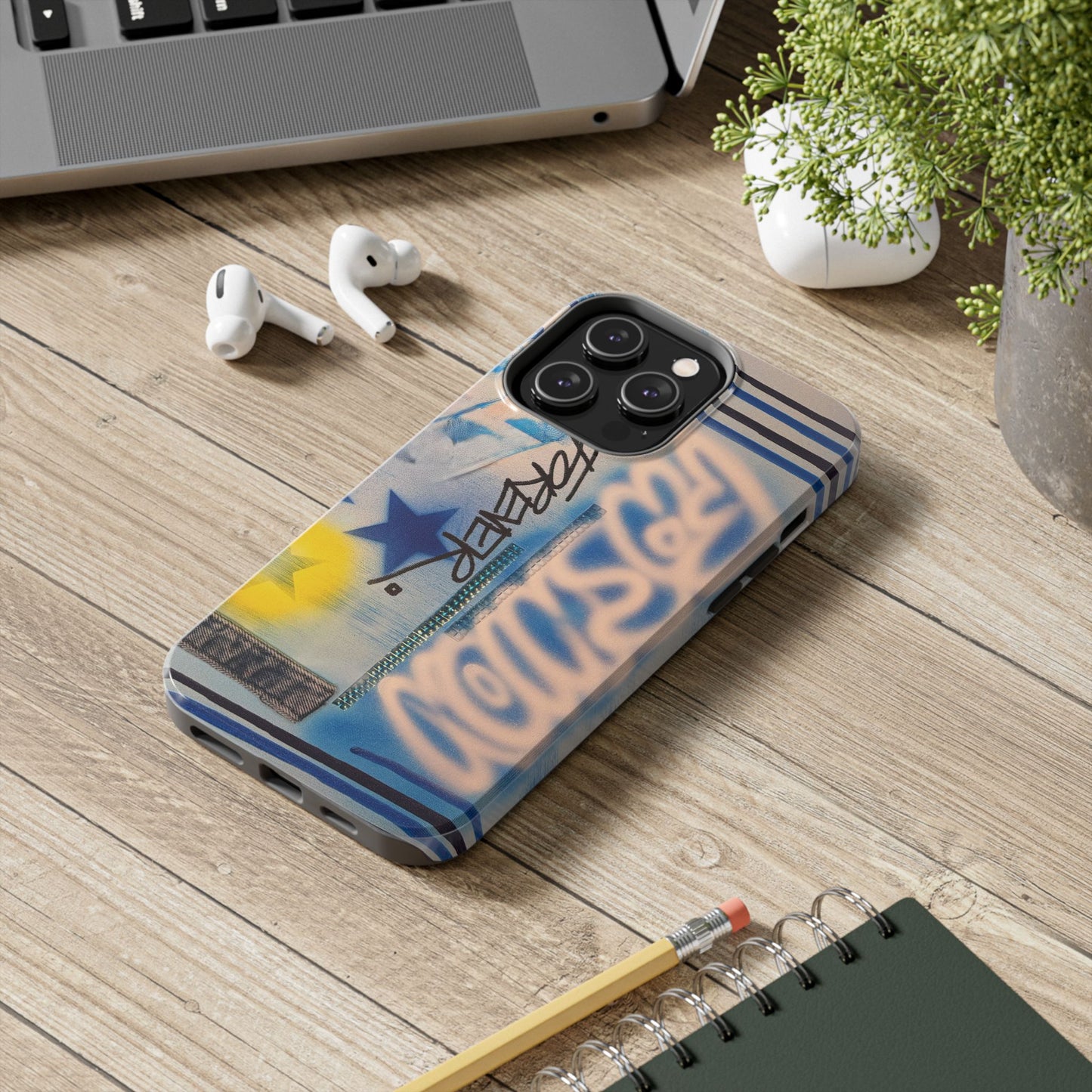 "fashion forever" airbrush iPhone case