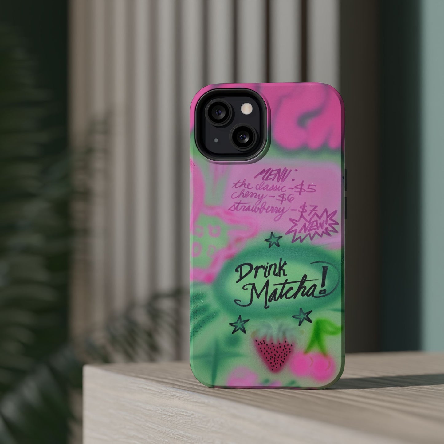 MagSafe "matcha!" airbrush iPhone case