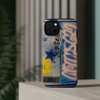 MagSafe "fashion forever" airbrush iPhone case