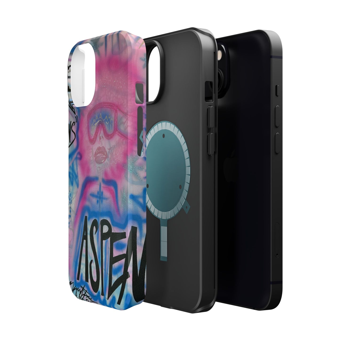 MagSafe "aspen aspirations" airbrush iPhone case