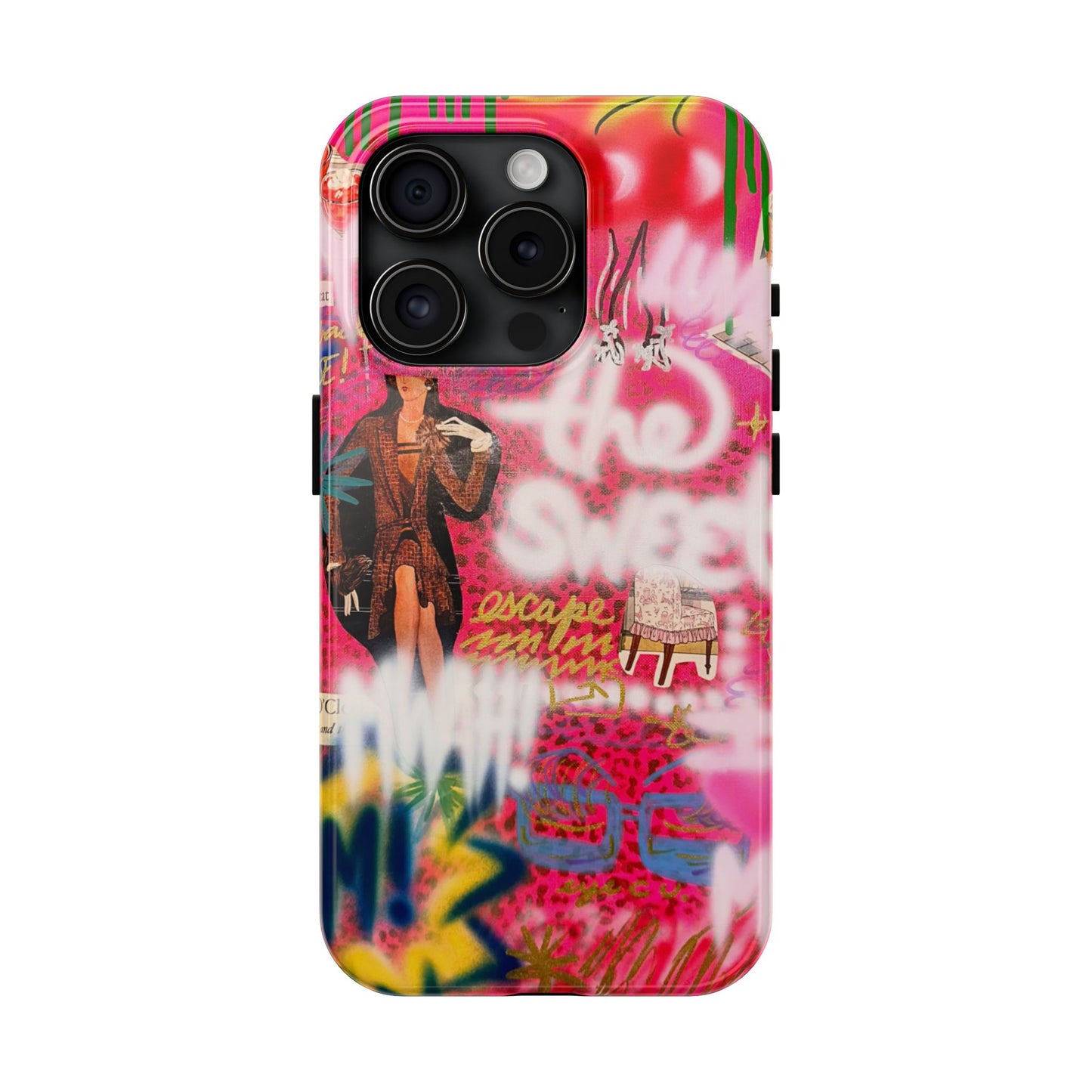 "sweet escape" airbrush iPhone case