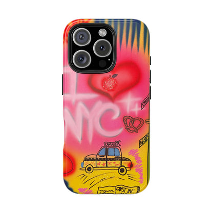 "in the city" airbrush iPhone case