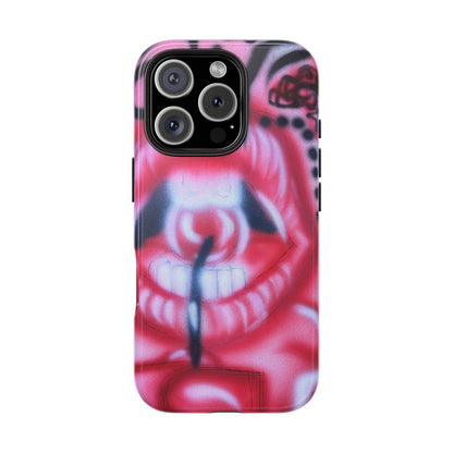 "be happy go lucky" airbrush iPhone case