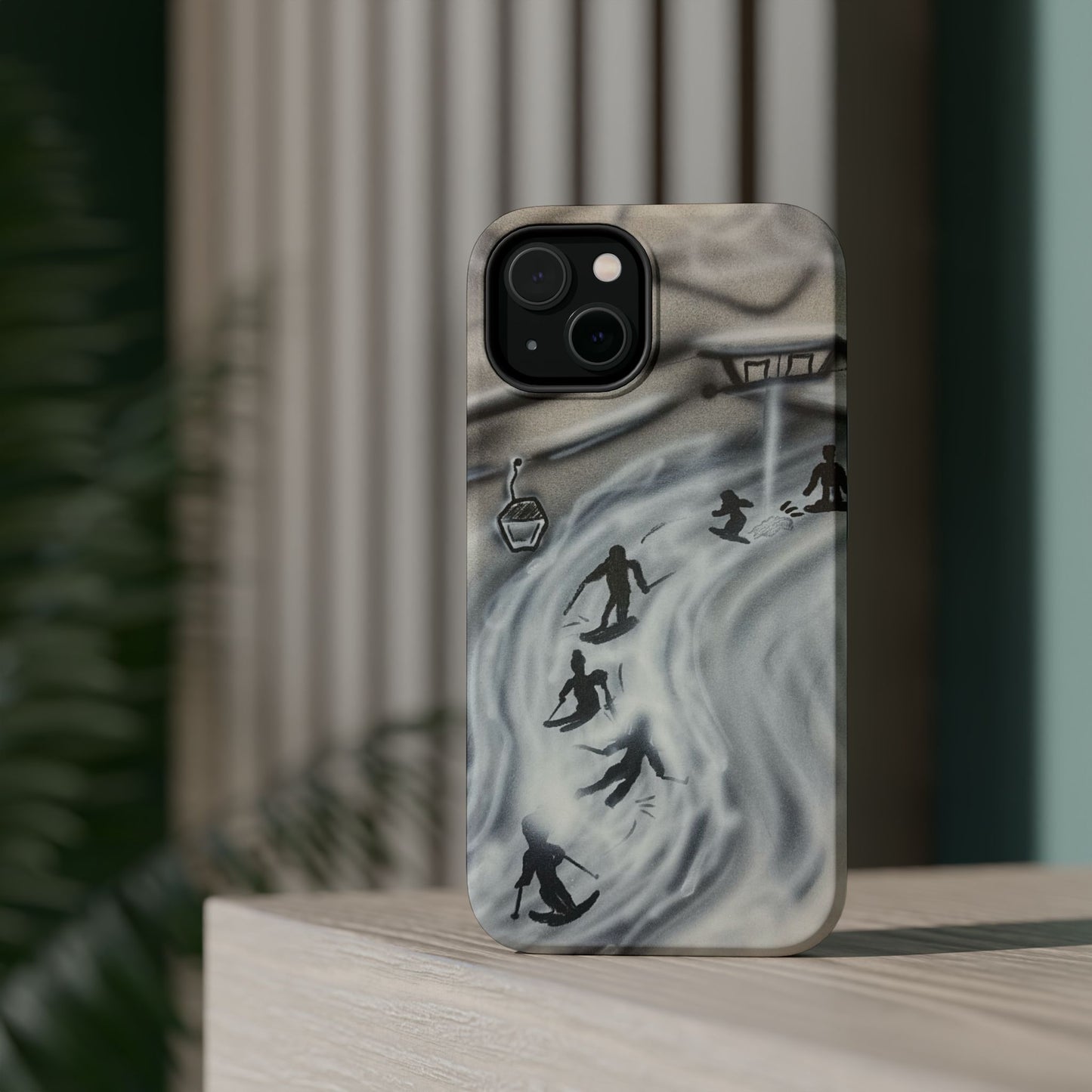 MagSafe "arctic avalanche" airbrush iPhone case