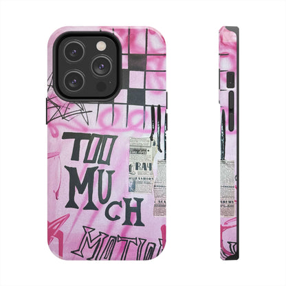 "too much motion" airbrush iPhone case