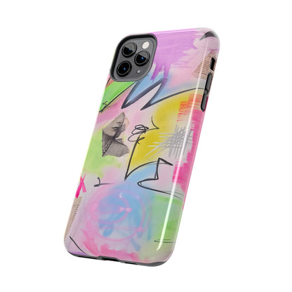 "pastel static" airbrush iPhone case