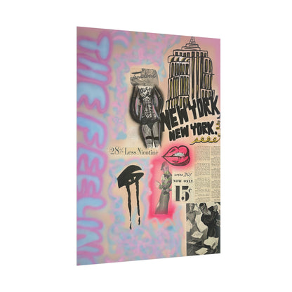 custom nyc airbrush rolled print