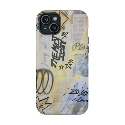 MagSafe "golden glacier" airbrush iPhone case