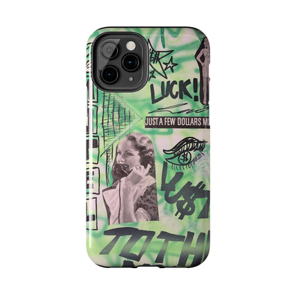"lust over luck" airbrush iPhone case