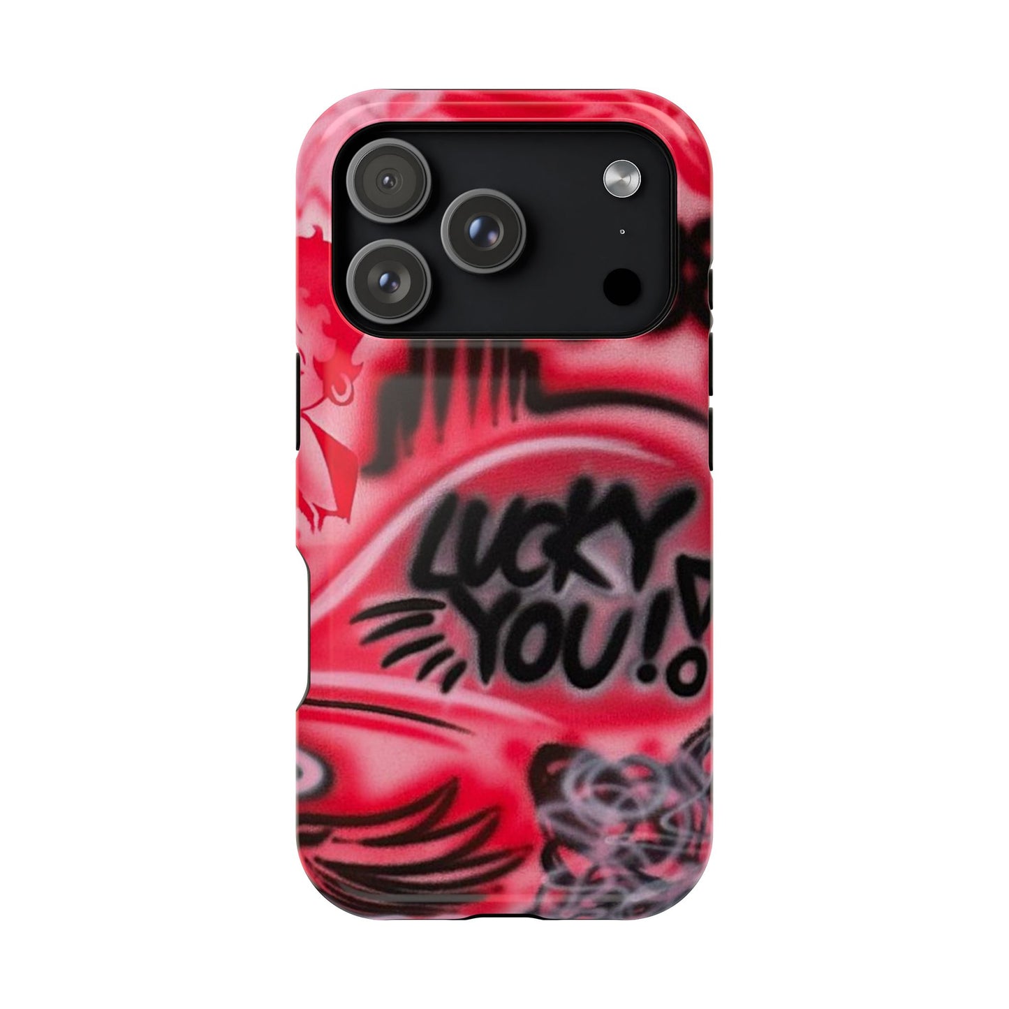 MagSafe „lucky you! pt. 2“ Airbrush iPhone Hülle