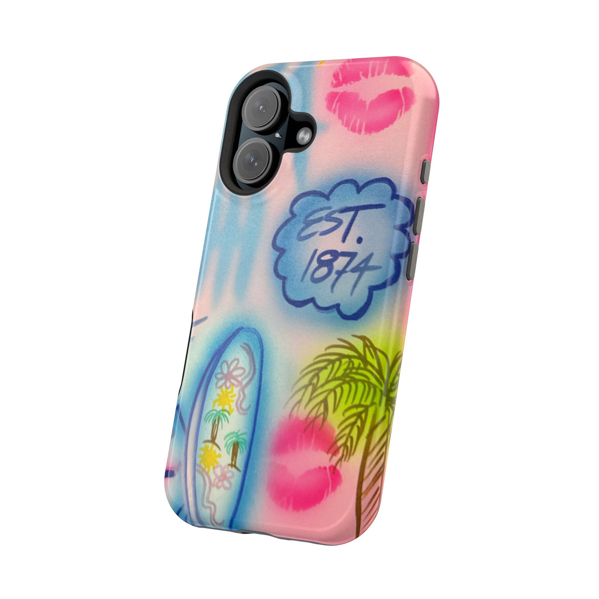 MagSafe "in the wave" airbrush iPhone case