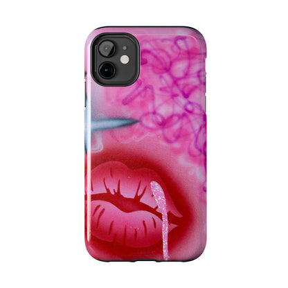 "glitter aura" airbrush iPhone case