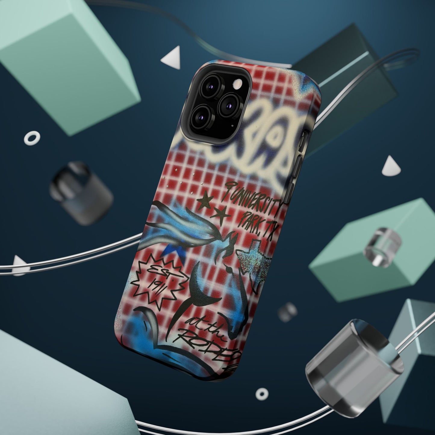 MagSafe "texas" airbrush iPhone case
