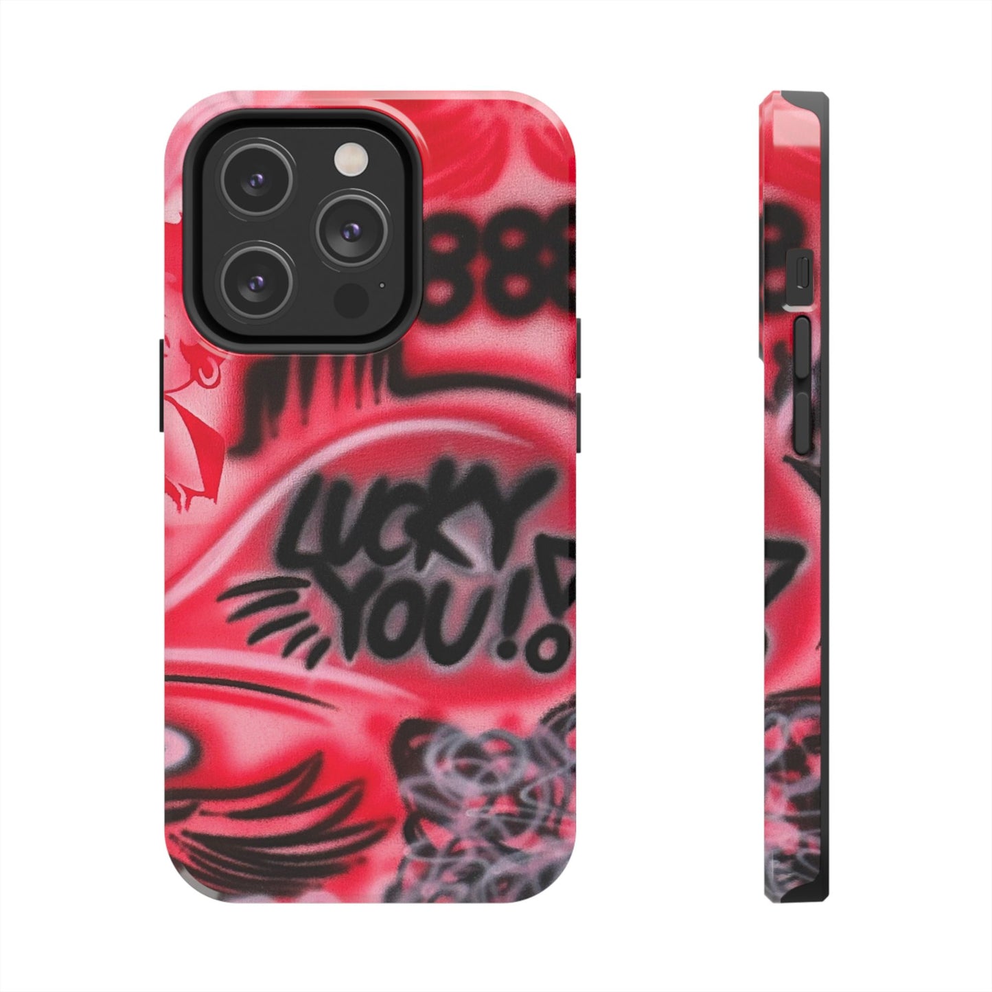 "LUCKY YOU! PT. 2" airbrush iPhone case