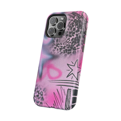 MagSafe "onyx cheetah" Airbrush iPhone Hülle